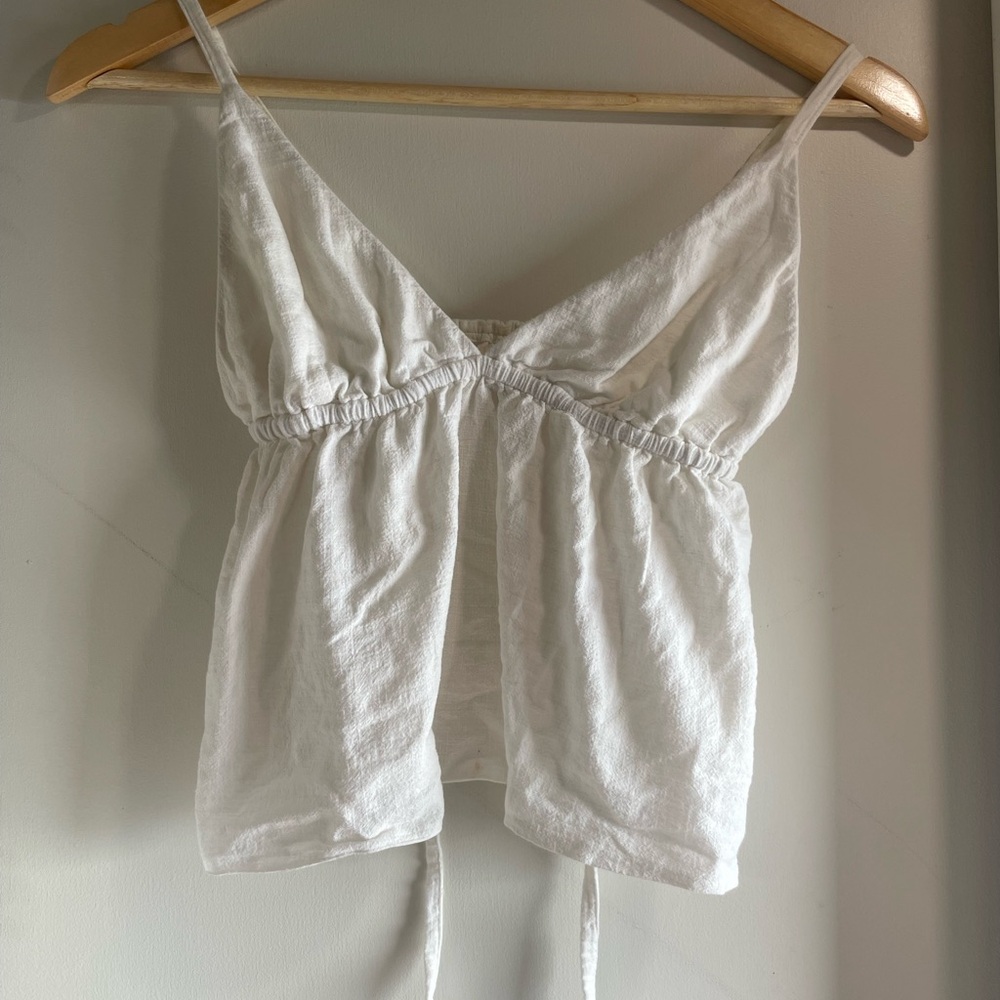Women’s Indigo Luna Adjustable Drawstring Camisole - white